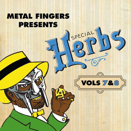 Metal Fingers Presents: Special Herbs Vol. 7 & 8 (Sky Blue 2x Vinyl LP), MF DOOM