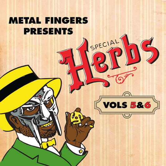 Metal Fingers Presents: Special Herbs Vol. 5 & 6 (Apple Red 2x Vinyl LP), MF DOOM